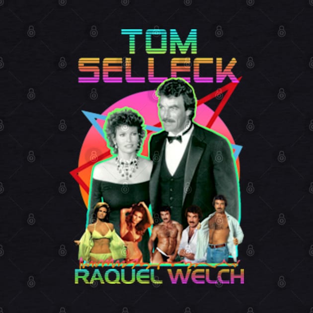 Raquel Welch and Tom selleck Sexy 80s by CrazyRich Bimasakti1'no11